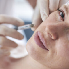 Lady being injected with HArmonyCa