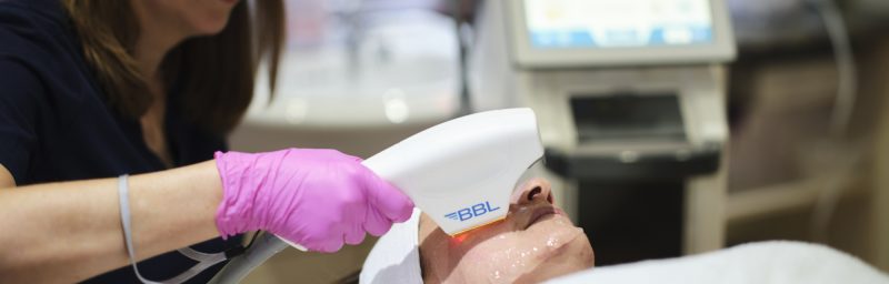 Therapist performing BBL on lady