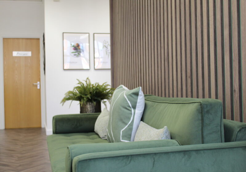 picture of Belfast clinic reception area